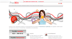 Desktop Screenshot of praxwin.de
